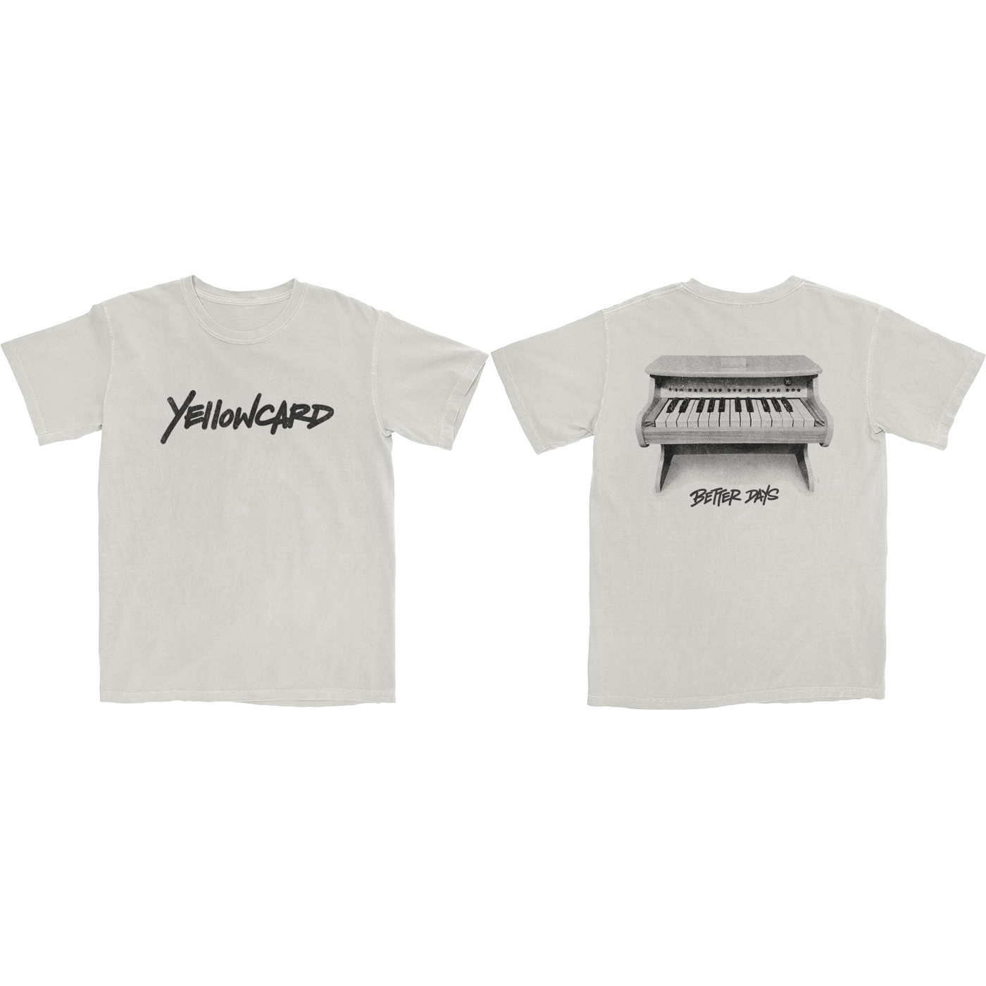 Yellowcard - Better Days Piano Tee (PRESALE 10/10/25)
