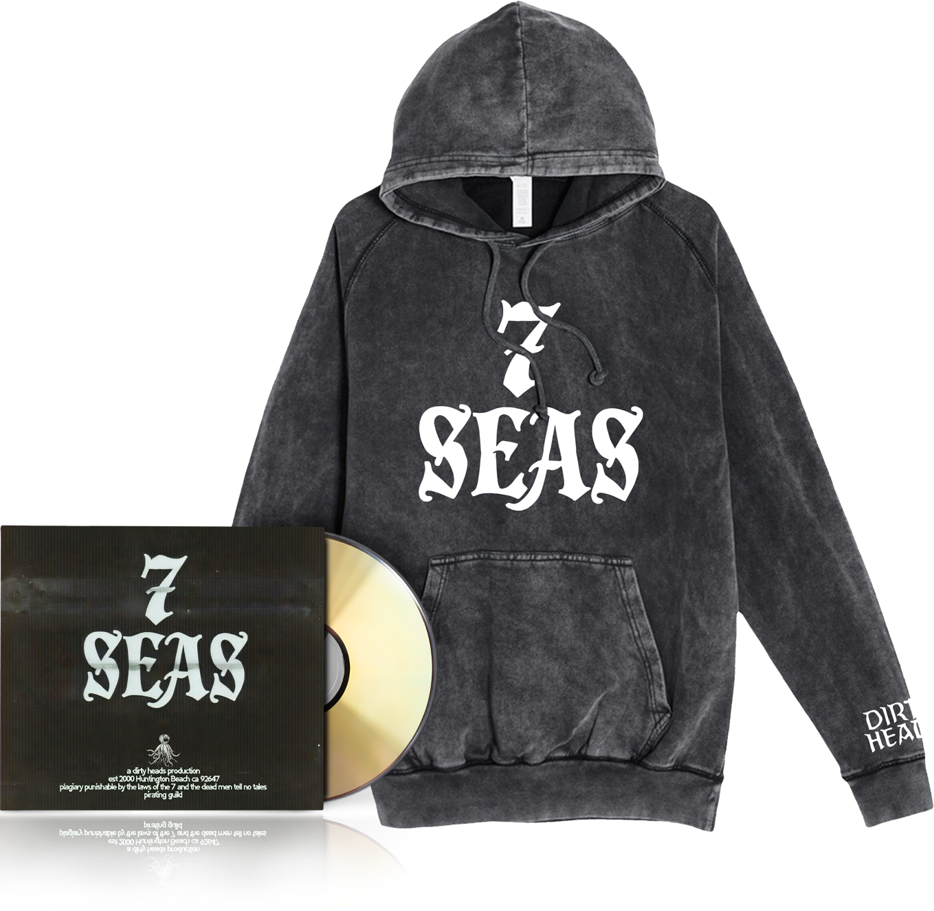 Dirty Heads - 7 Seas CD + Hoodie Bundle
