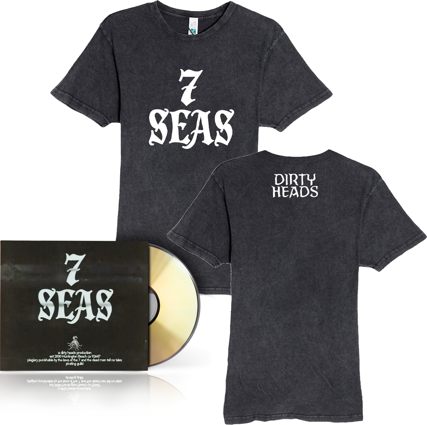 Dirty Heads - 7 Seas CD + Tee Bundle