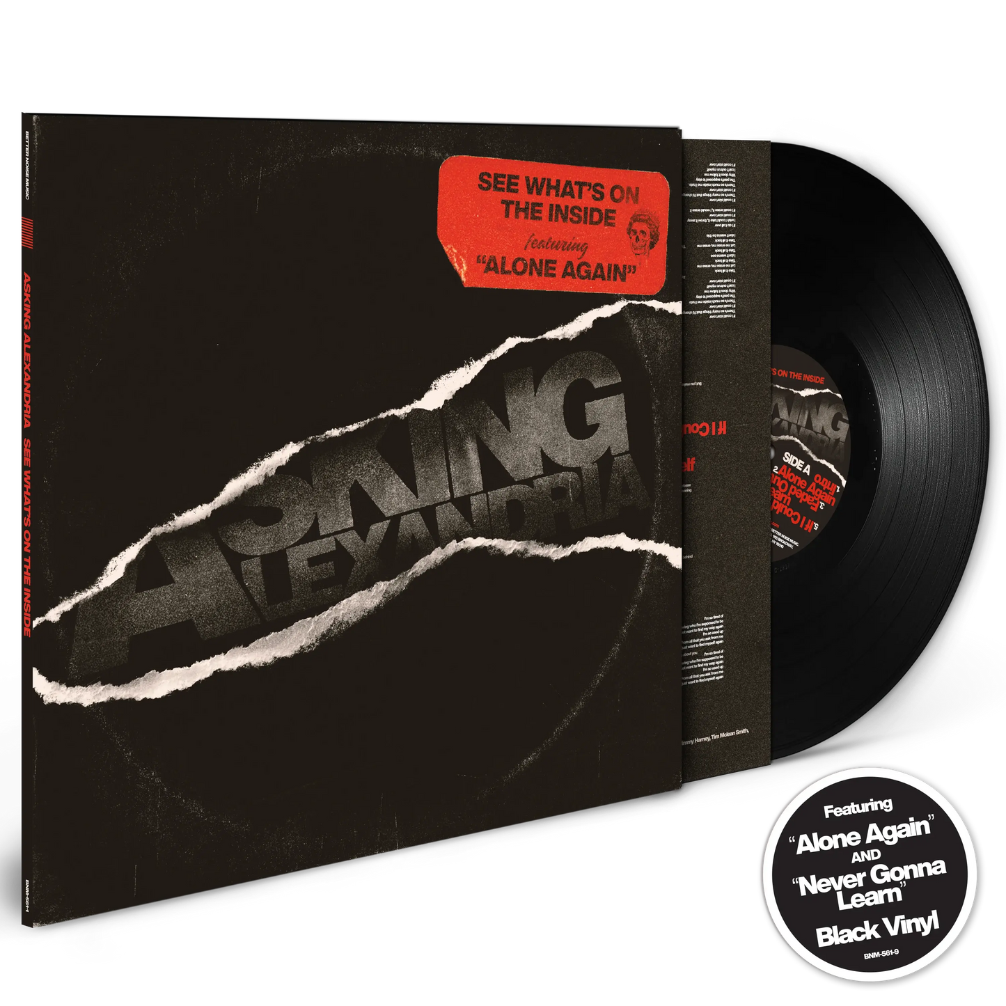 Asking Alexandria - See What's On The Inside Black Vinyl