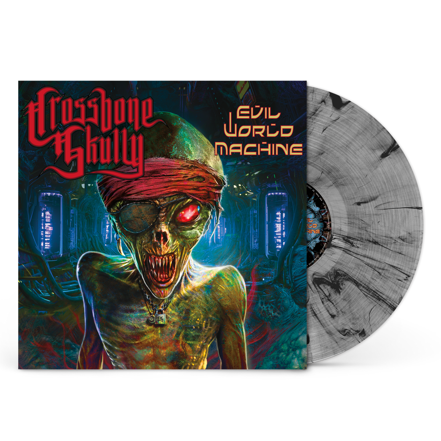 Crossbone Skully - Evil World Machine Black Smoke Vinyl