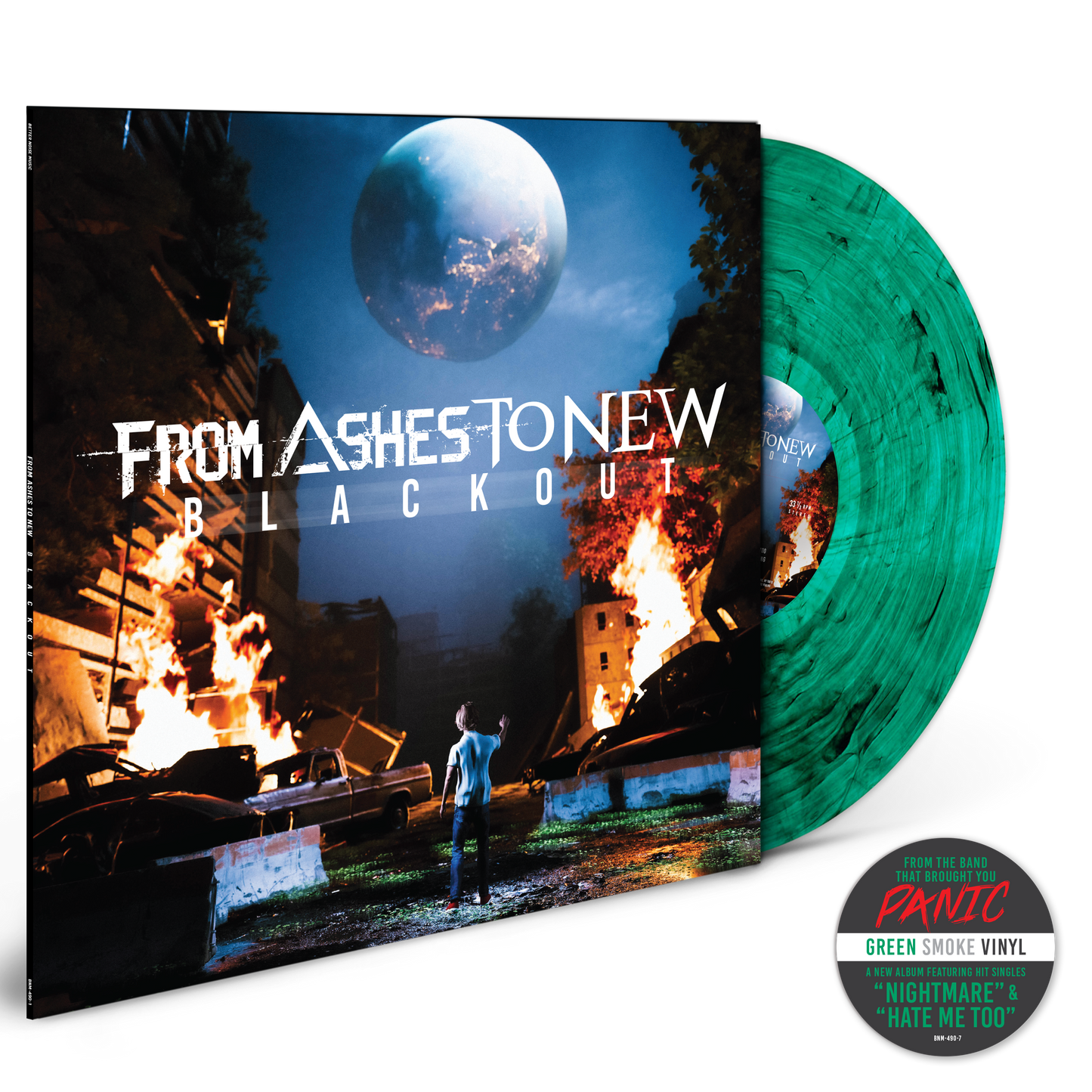 From Ashes To New - Blackout Green Smoke Vinyl