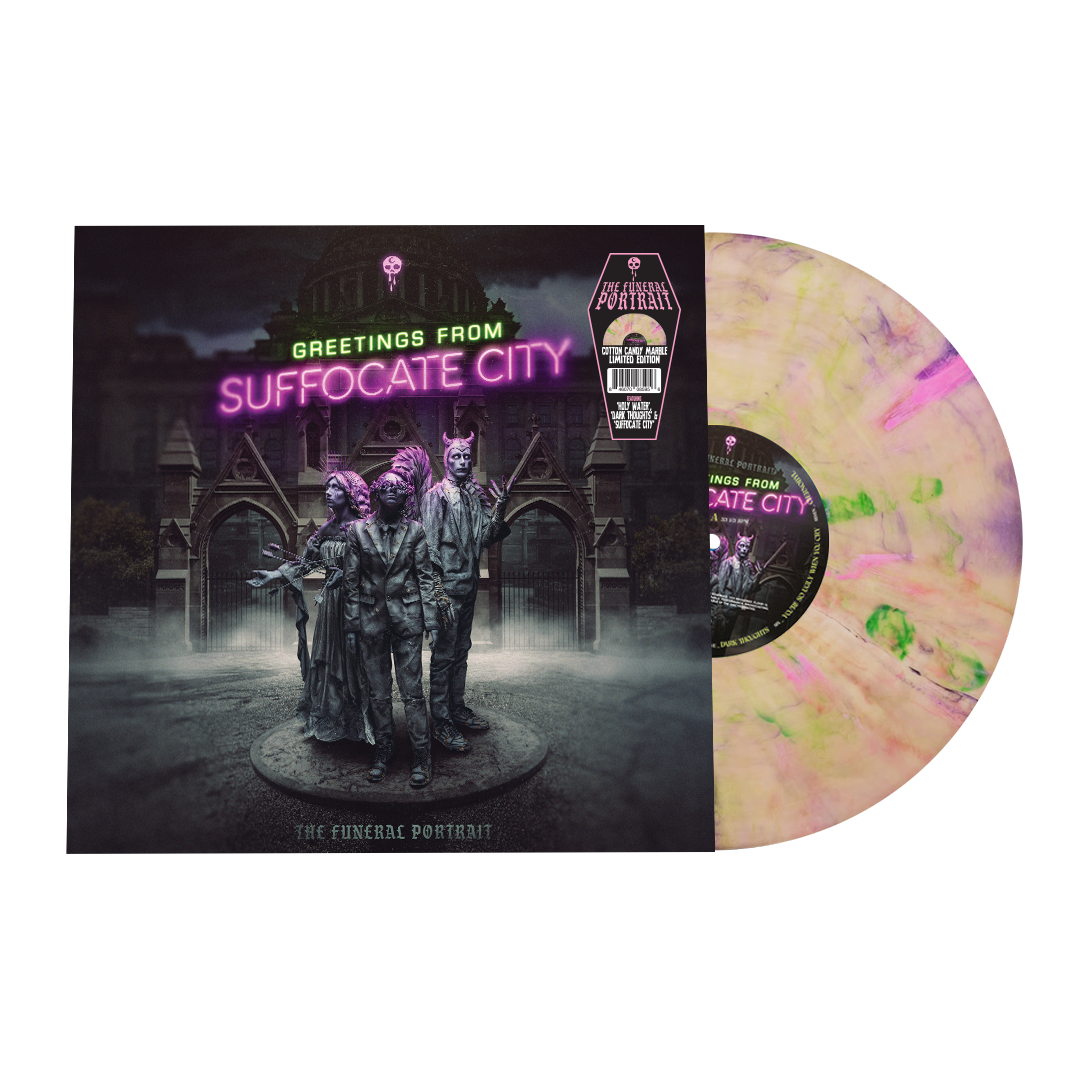 The Funeral Portrait - Greetings From Suffocate City Cotton Candy Vinyl