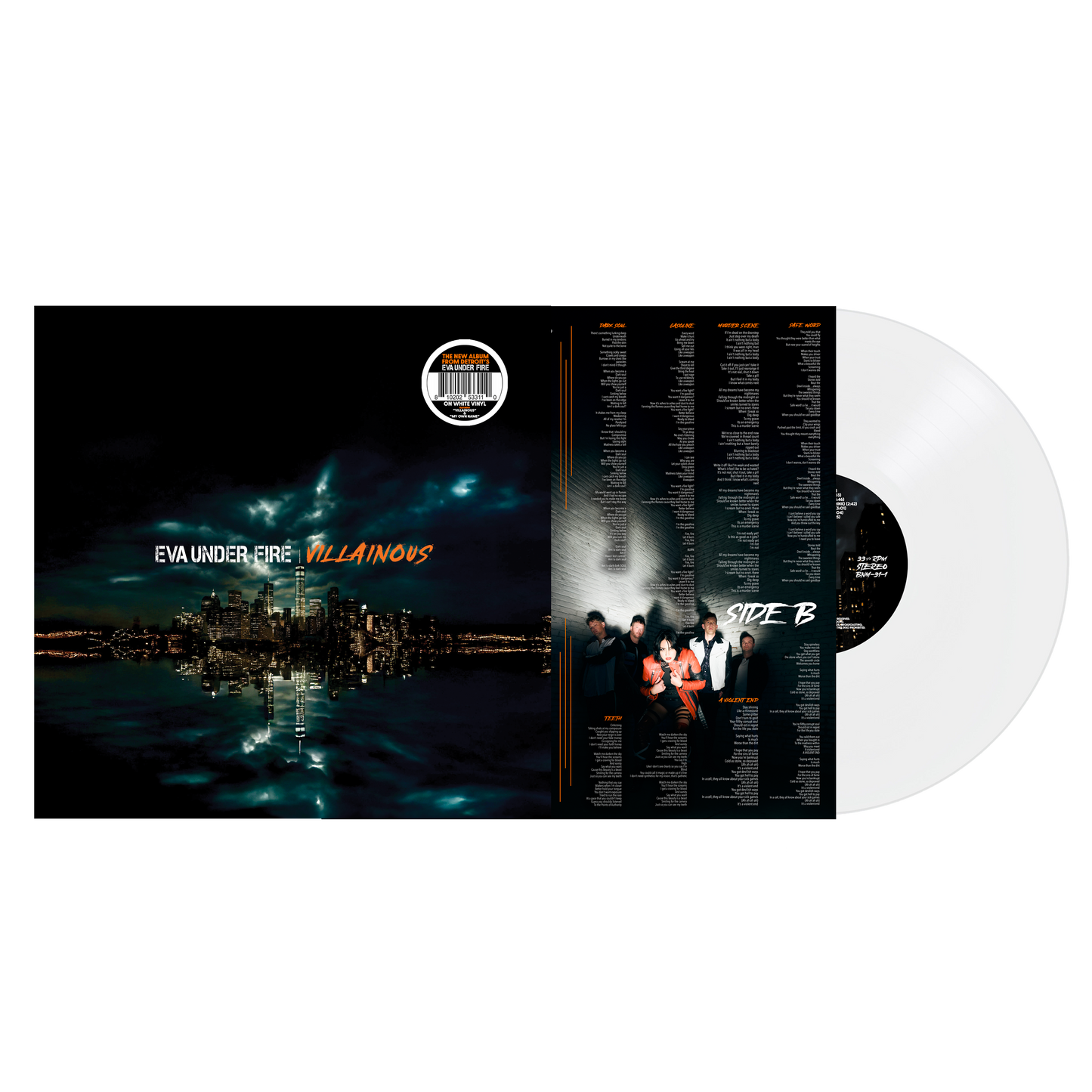 Eva Under Fire - Villainous White Vinyl (PRESALE 07/10.26)