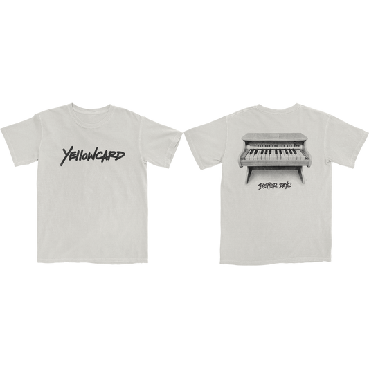 Yellowcard - Better Days Piano Tee (PRESALE 10/10/25)