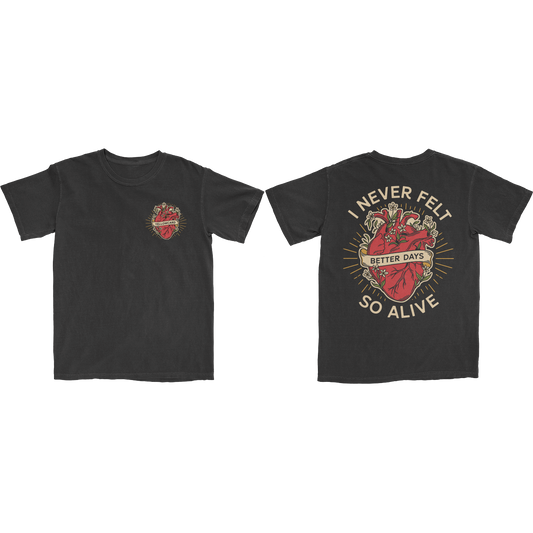 Yellowcard - Better Days Heart Tee (PRESALE 10/10/25)