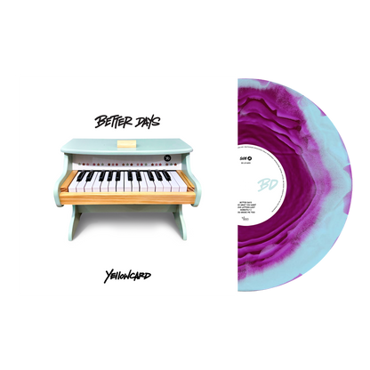 Yellowcard - Better Days Purple & Blue A/B Vinyl