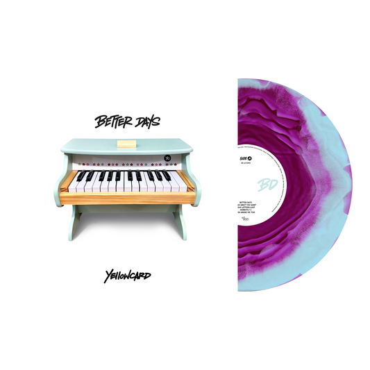 Yellowcard - Better Days Purple & Blue A/B Vinyl