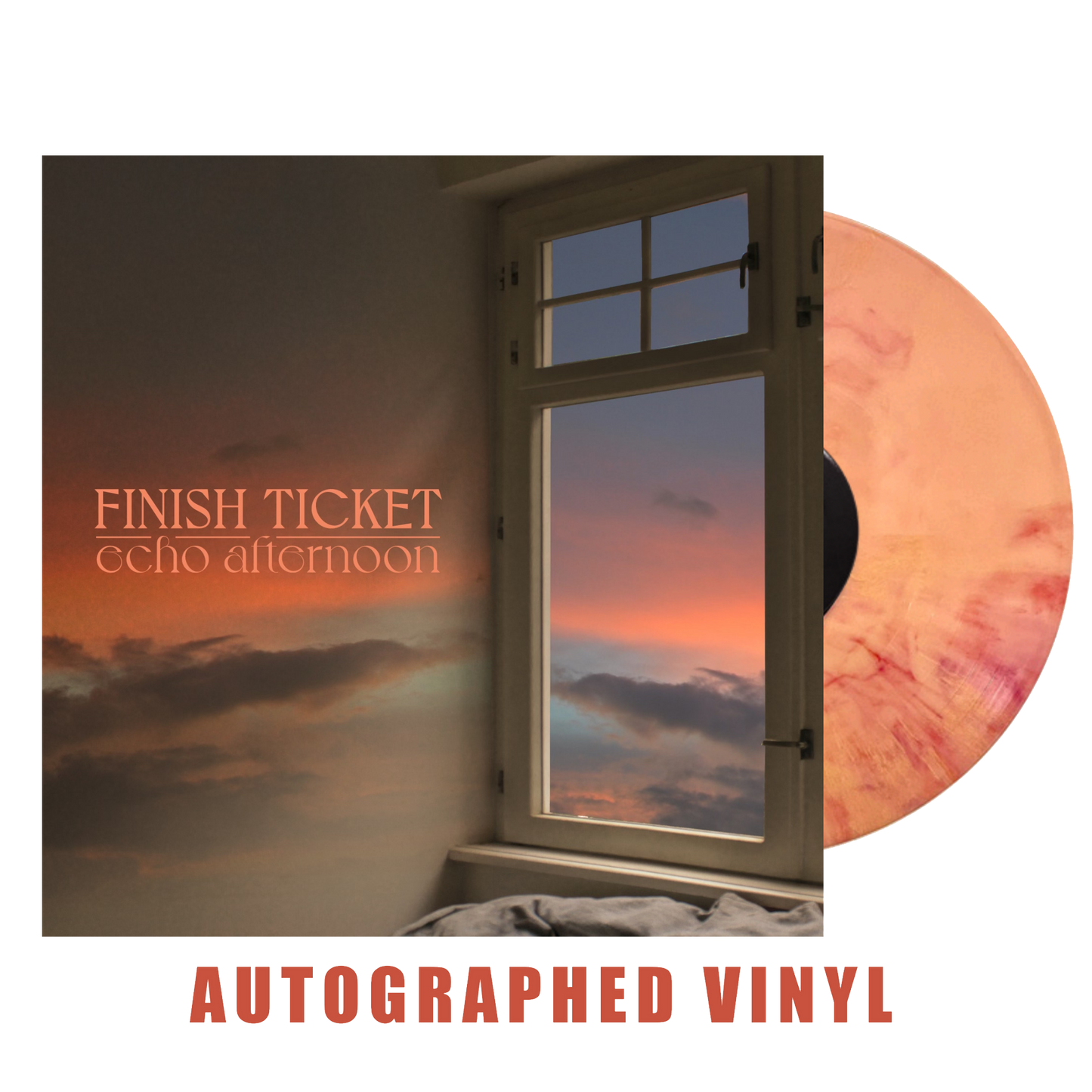 Finish Ticket - Autographed Echo Afternoon Vinyl