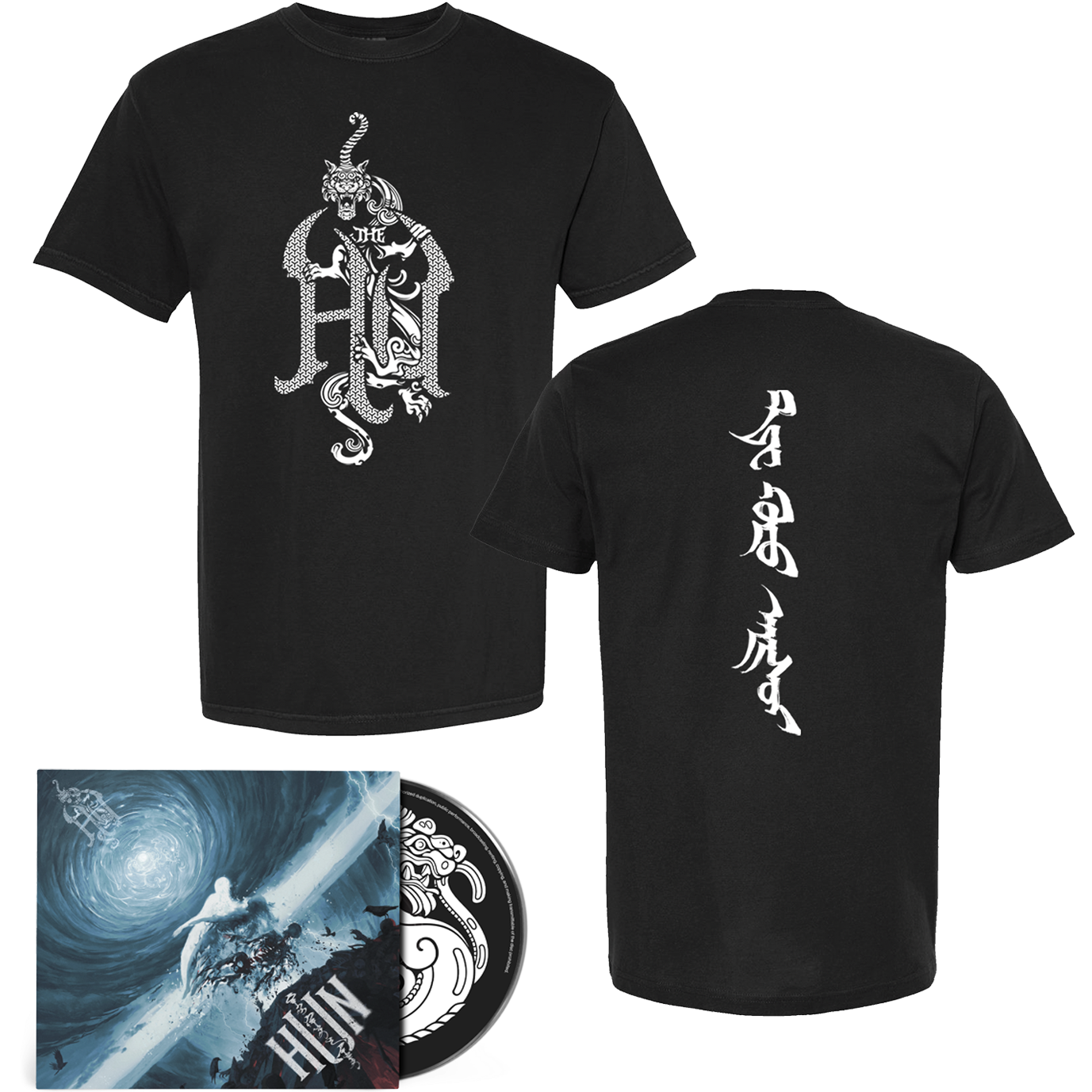 The Hu - HUN Cd + Logo Tee (PRESALE 08/14/26)