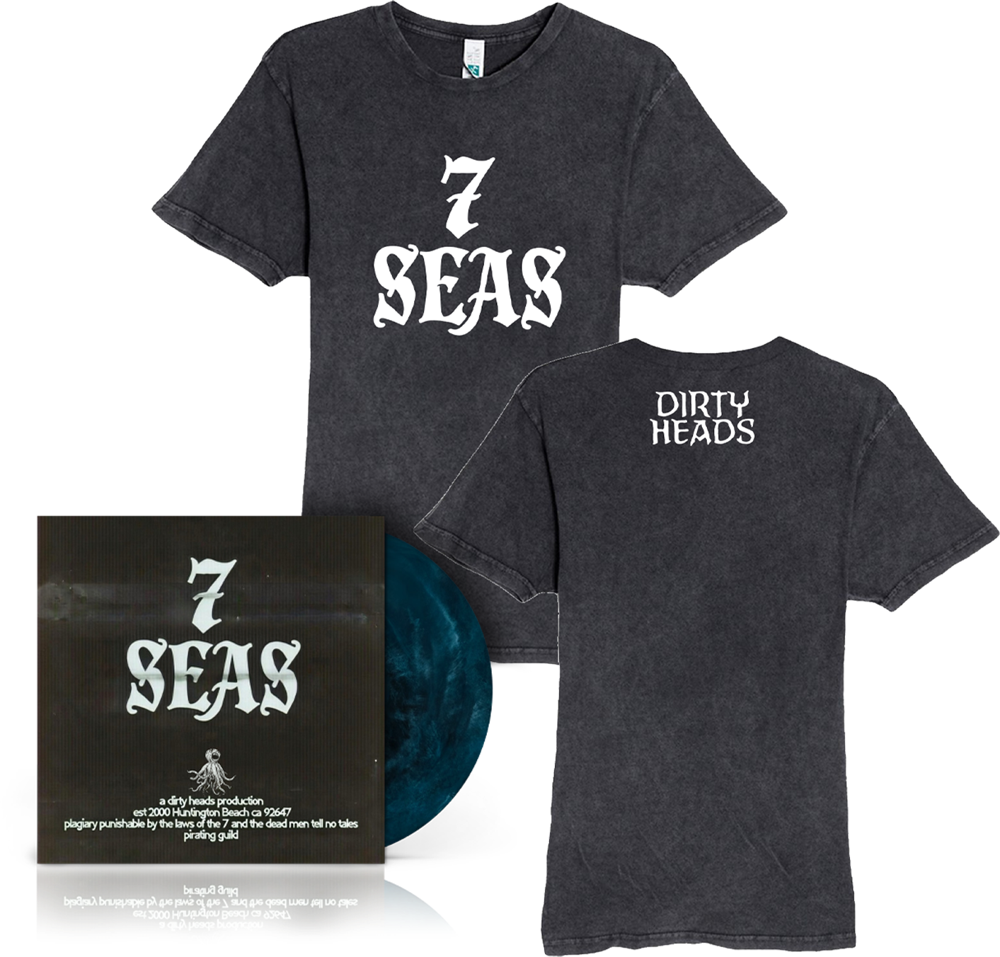 Dirty Heads - 7 Seas Vinyl + Tee Bundle