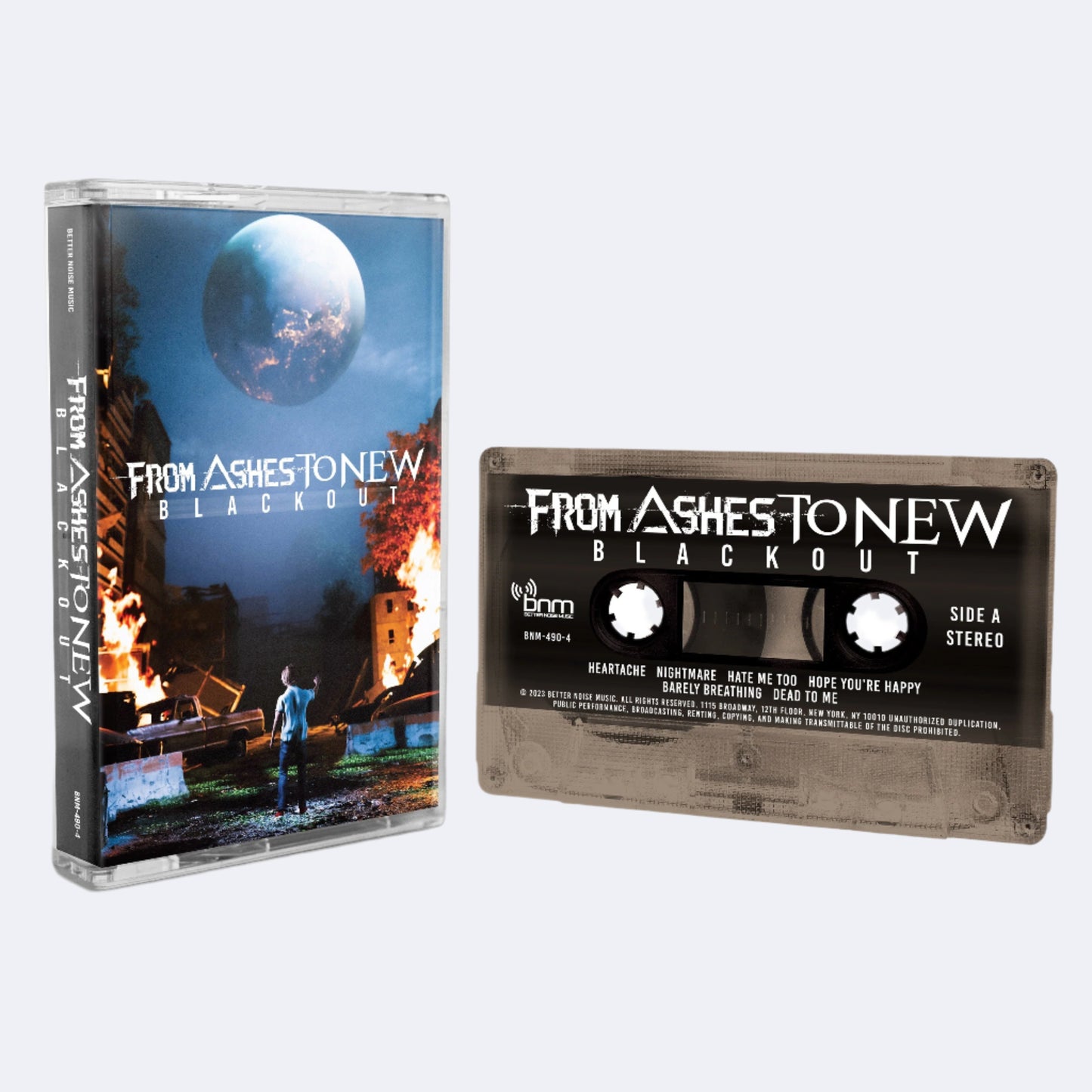 From Ashes To New - Blackout Cassette - Smoke Colored Shell