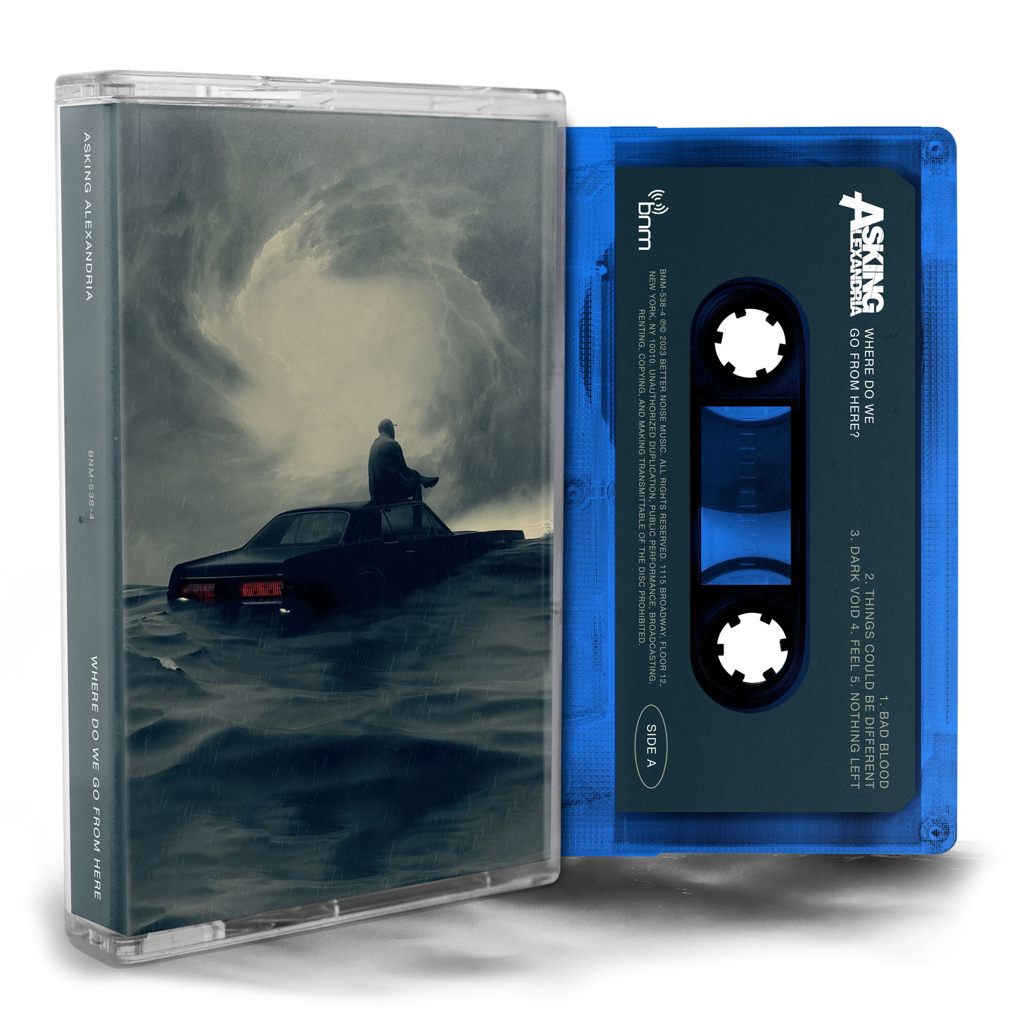 Asking Alexandria - Where Do We Go From Here? Translucent Blue Cassette