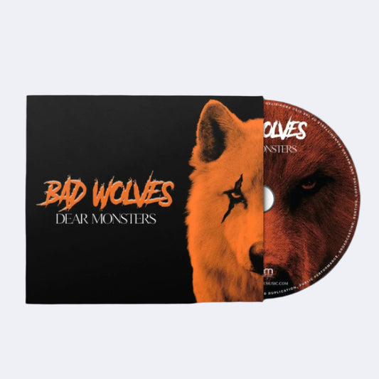 Bad Wolves - Dear Monsters Indie Exclusive CD - Orange Wolf